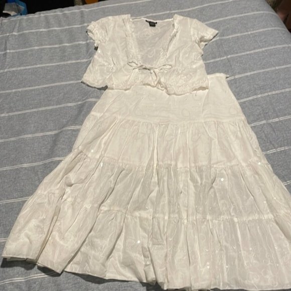 MISS CHIEVIOUS Junior girl’s coverup and skirt set - Picture 1 of 8